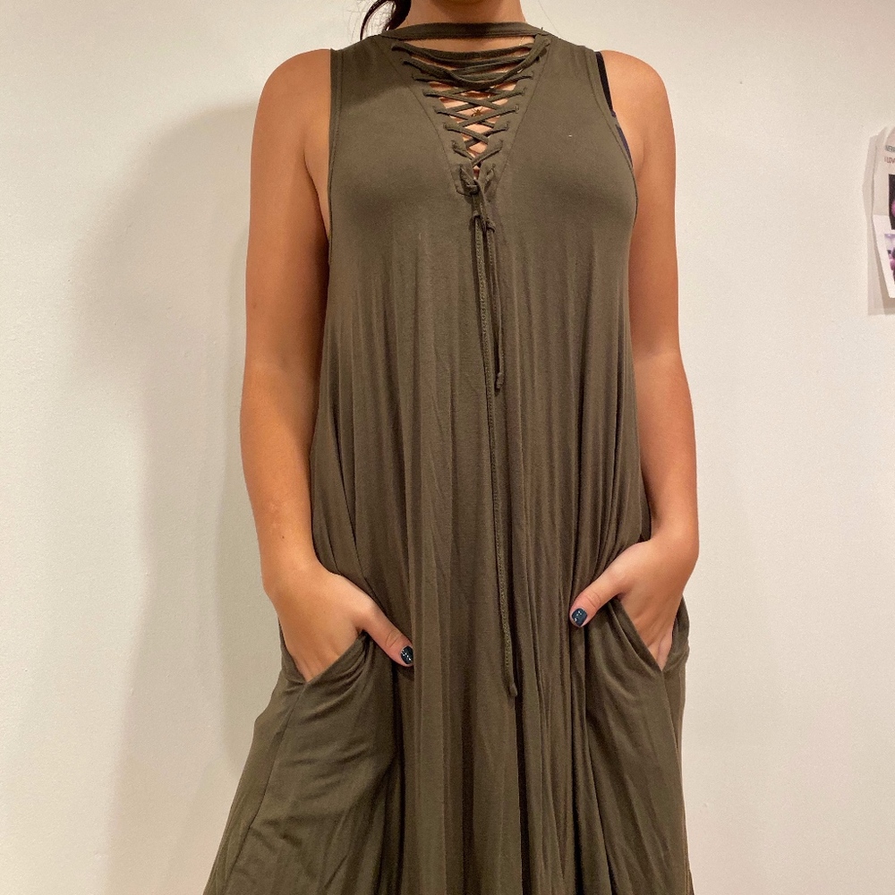 Francescas Dark Green Dress